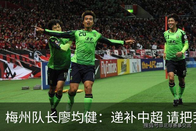 梅州队长廖均健：递补中超 请把我们当成广东队